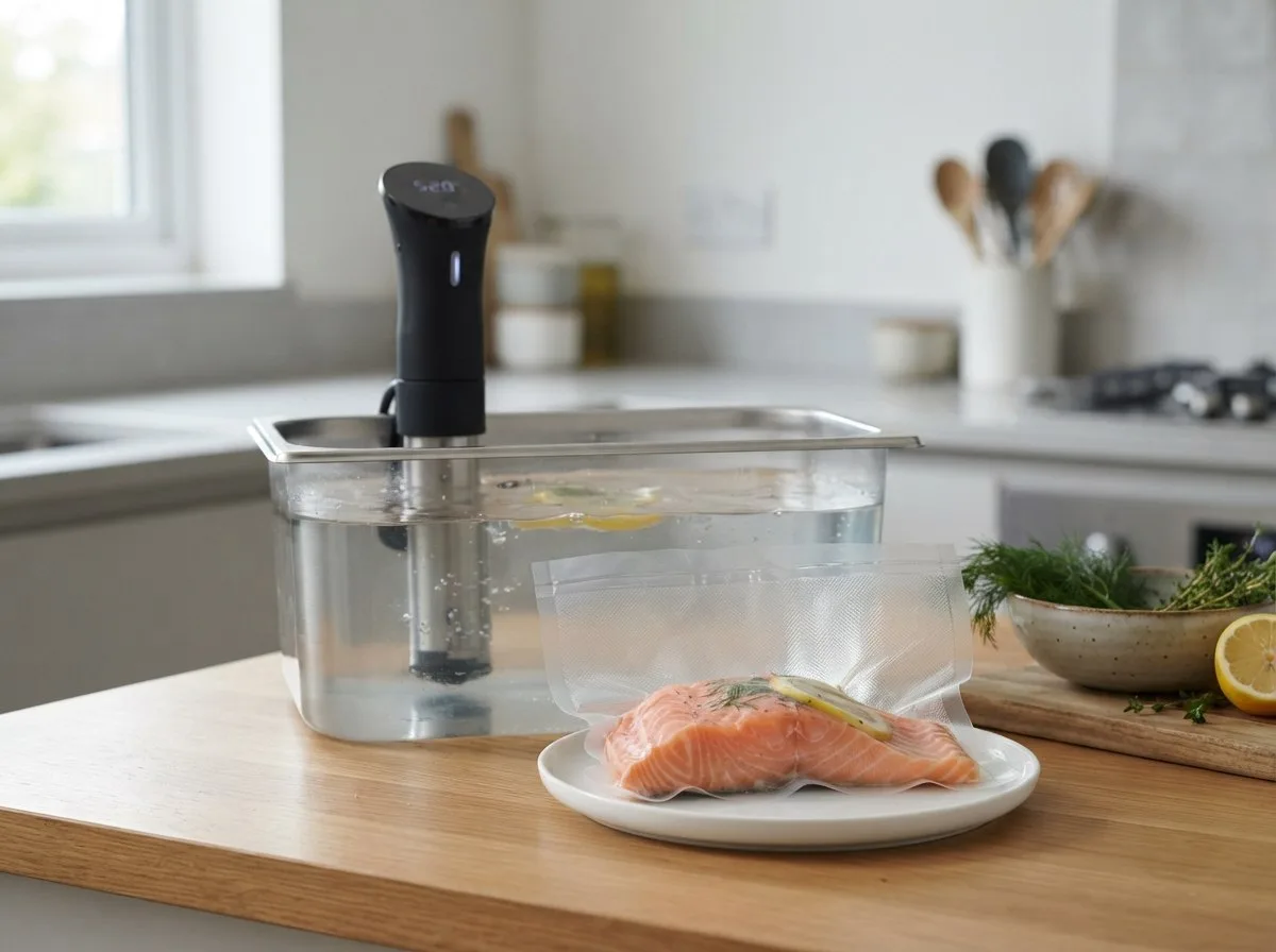 Trancio di salmone sous vide burroso